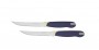Ножи для стейков Tramontina Multicolor 2шт. 11,3см син./бел. в блистере 23529/215